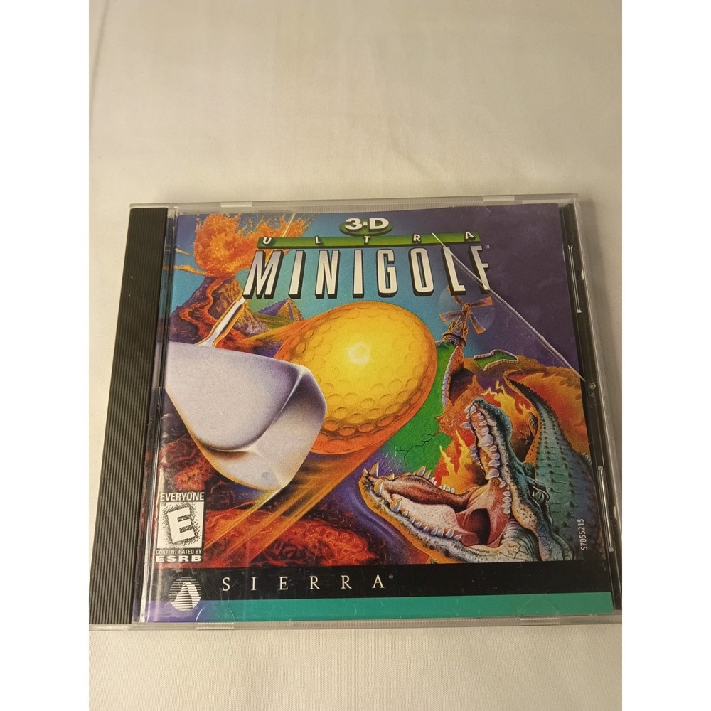 3D Ultra Mini Golf - BIG BOX - (PC, 1997)